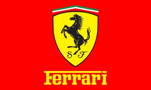 Fahne ferrari rot 360 - fahne,
