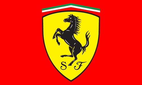 Ferrari fahne rot - fahne,