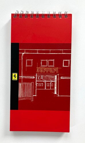 Ferrari spiralblock notizblock - ferrari,